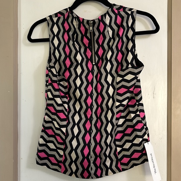 Milly of New York 100% silk top 2 - Picture 3 of 6